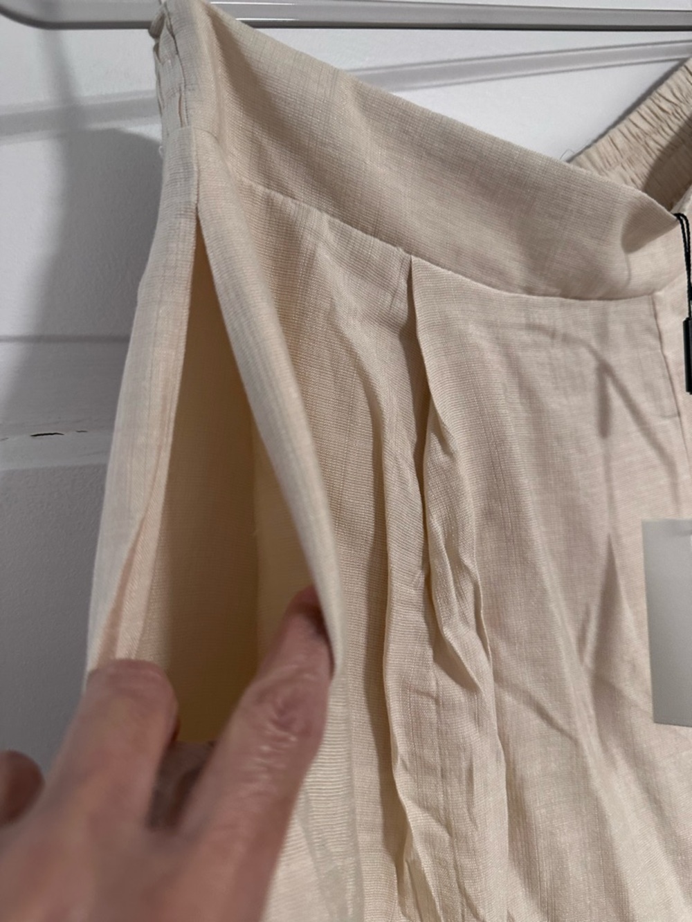 JLUXLABEL Cream Wide Leg Pants - Picture 9 of 12